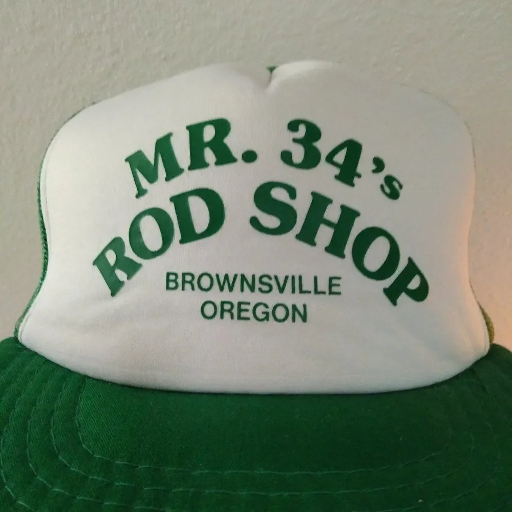 Deadstock Vintage Mr. 34's Rod Shop Brownsville Oregon Trucker Hat